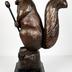 Sculpture: Bronze dapper squirrel
