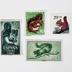 Stamp: Four Squirrel Stamps