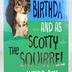Greeting Card: Scotty the squirrel